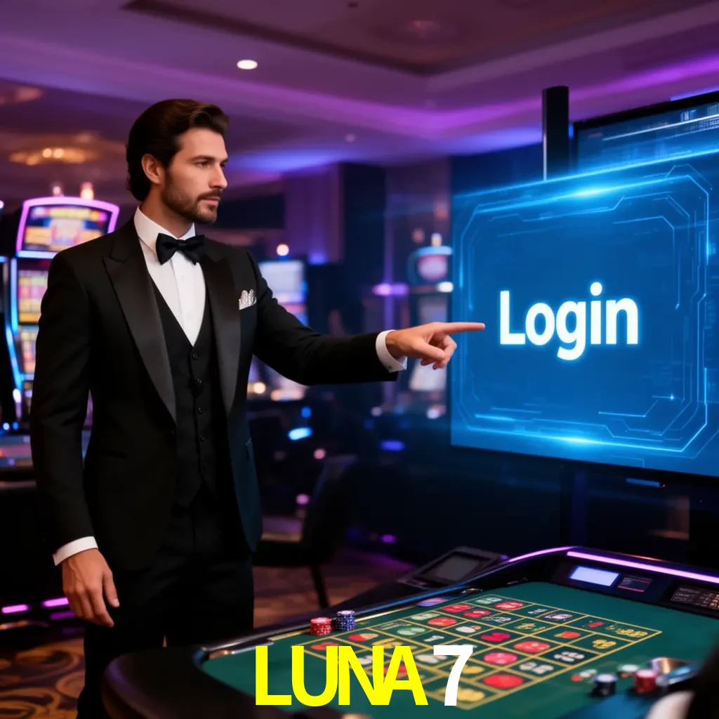 LUNA7 Login - OTP, cuenta y soporte Pantalla LUNA7 Login con OTP, contraseña, cuenta segura y soporte móvil